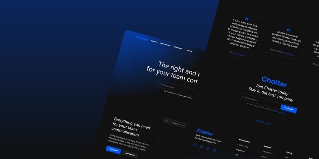 dark mode website